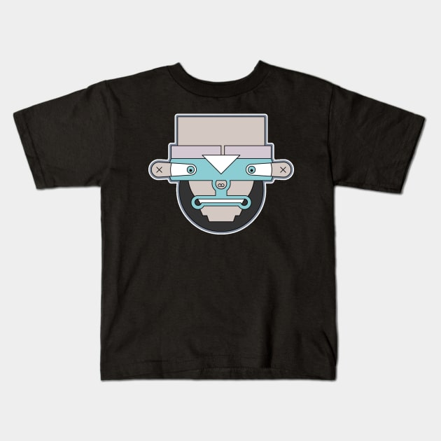 Virtual Reality Bites Kids T-Shirt by Amoeblah